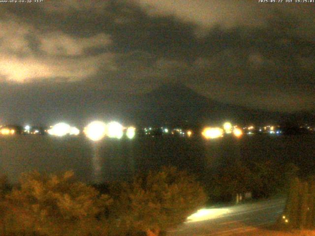 河口湖からの富士山