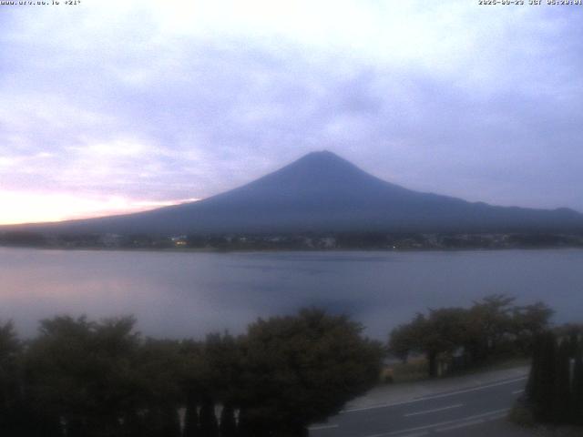 河口湖からの富士山