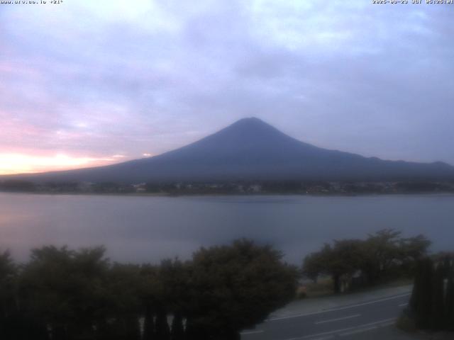 河口湖からの富士山