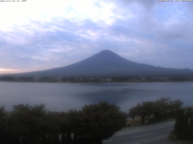 河口湖からの富士山