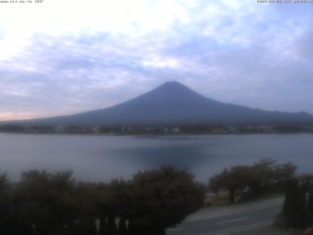 河口湖からの富士山