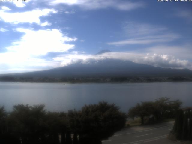 河口湖からの富士山