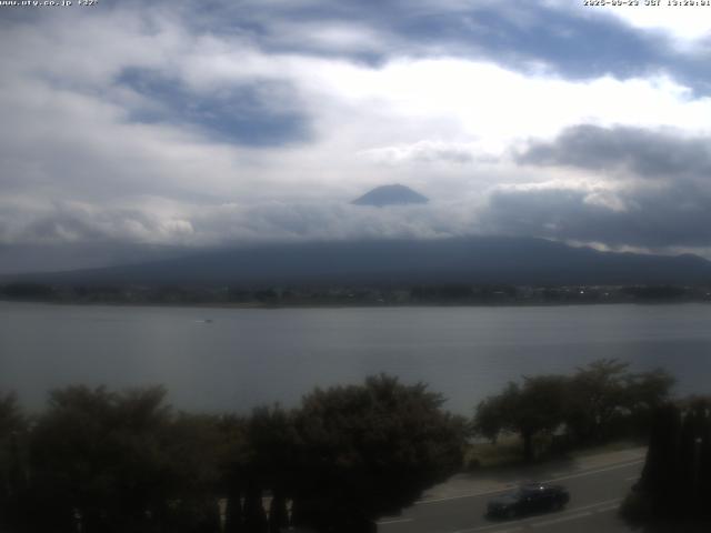 河口湖からの富士山