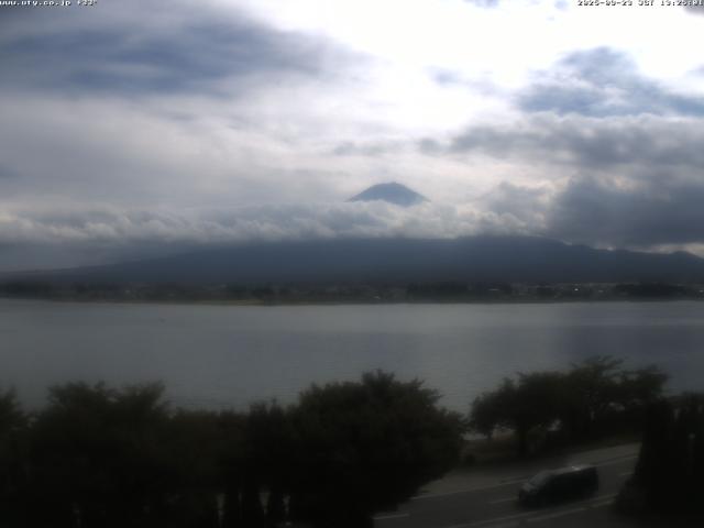 河口湖からの富士山