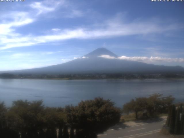 河口湖からの富士山