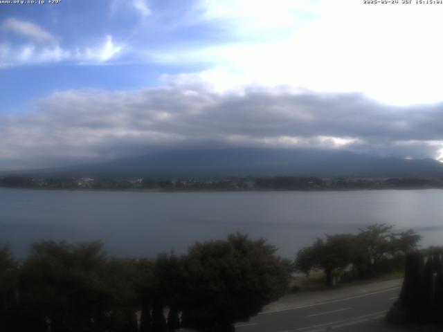 河口湖からの富士山