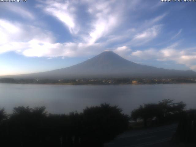河口湖からの富士山