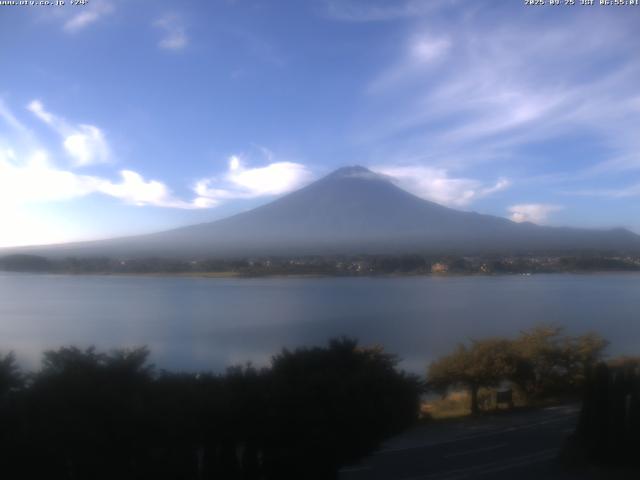 河口湖からの富士山