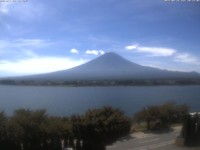 河口湖からの富士山