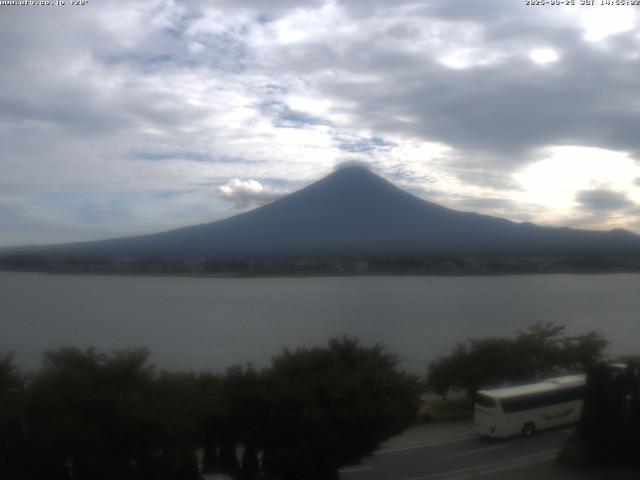 河口湖からの富士山