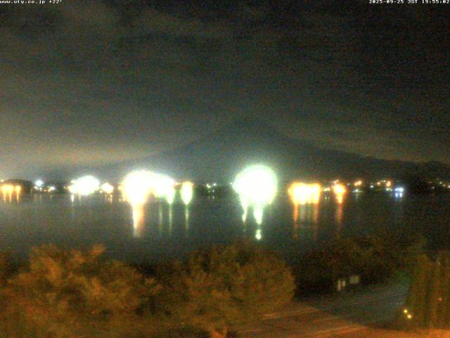 河口湖からの富士山