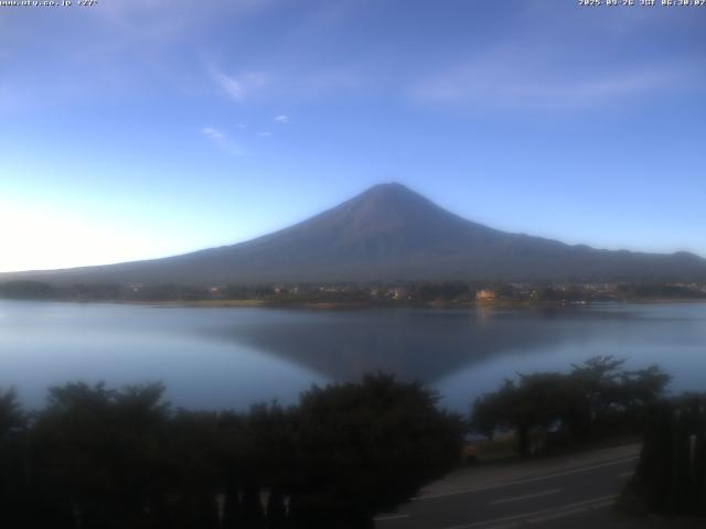 河口湖からの富士山