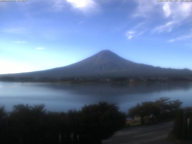 河口湖からの富士山