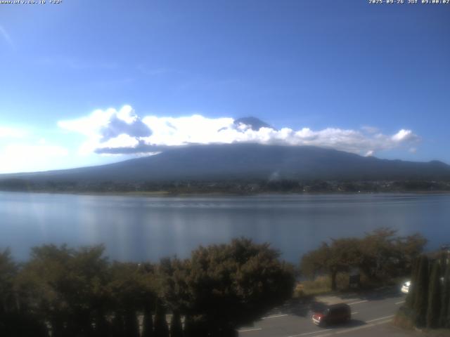 河口湖からの富士山