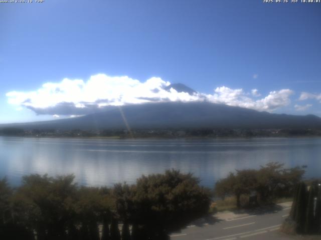河口湖からの富士山