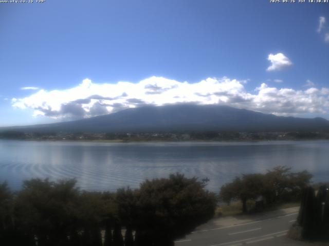 河口湖からの富士山