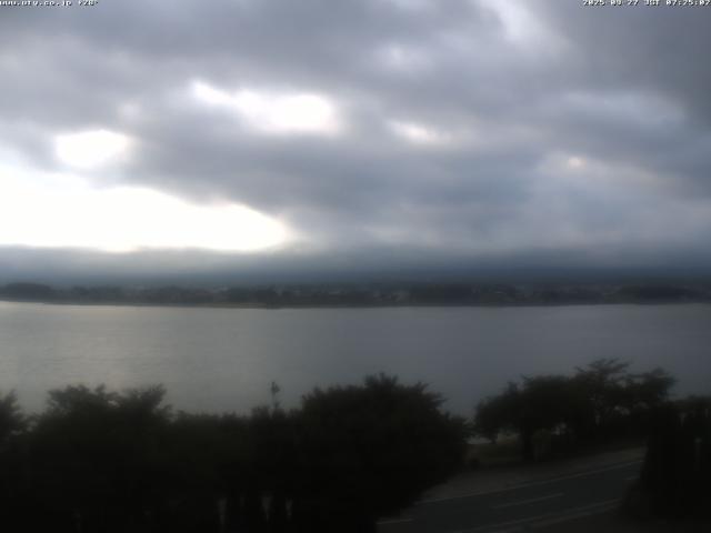 河口湖からの富士山