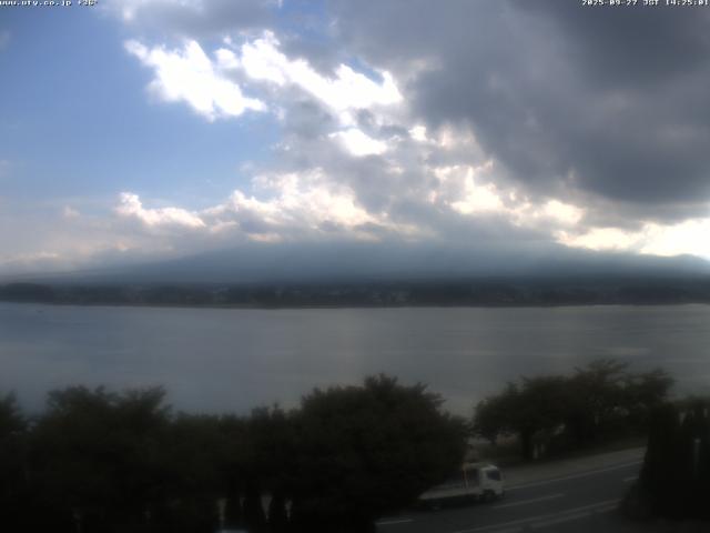 河口湖からの富士山