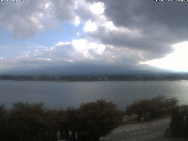 河口湖からの富士山