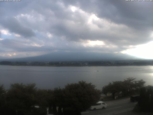 河口湖からの富士山