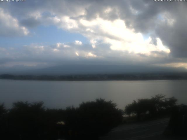河口湖からの富士山