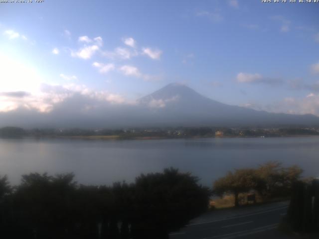 河口湖からの富士山