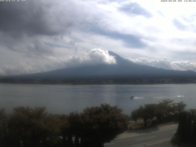 河口湖からの富士山