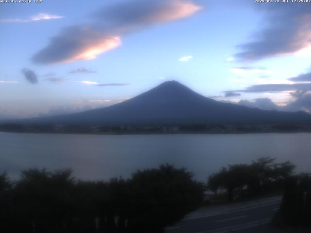 河口湖からの富士山