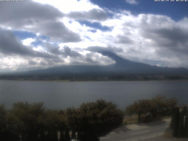 河口湖からの富士山