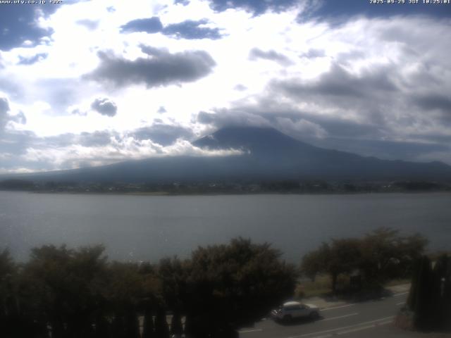 河口湖からの富士山