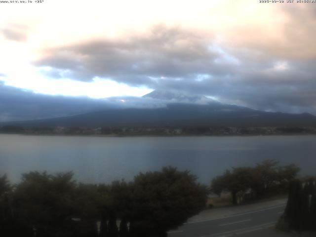 河口湖からの富士山