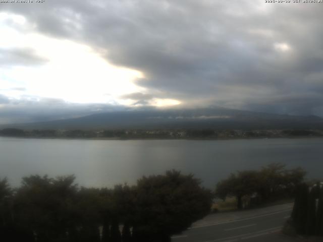 河口湖からの富士山