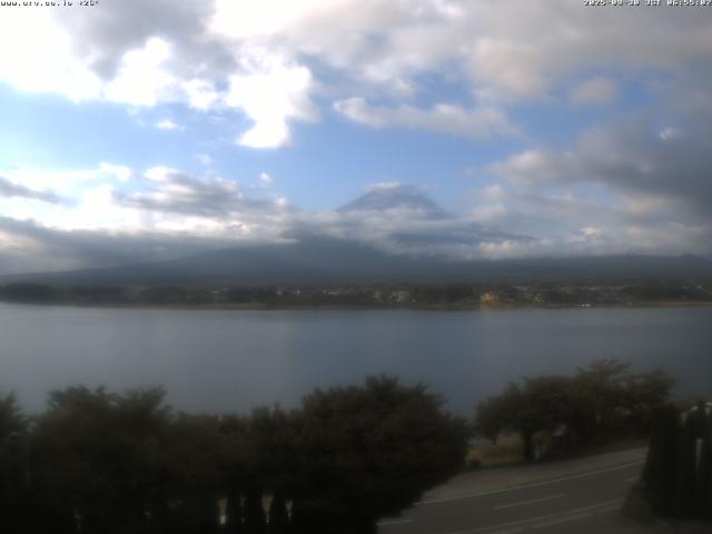 河口湖からの富士山