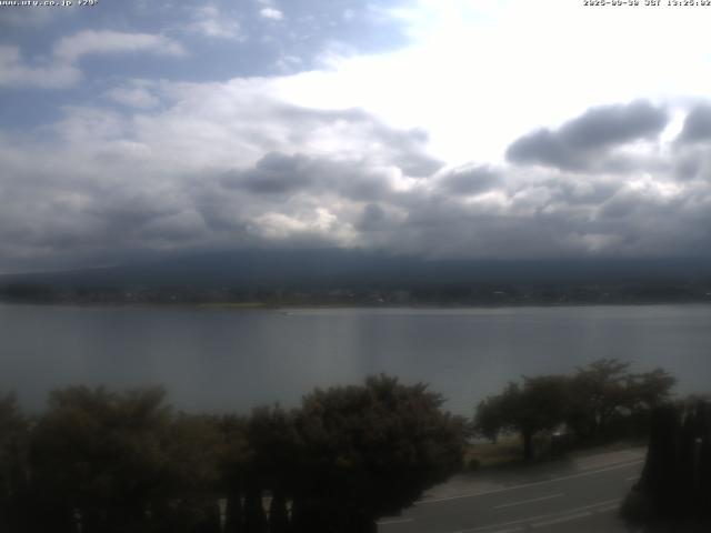 河口湖からの富士山