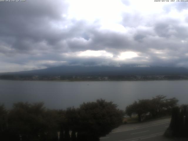 河口湖からの富士山
