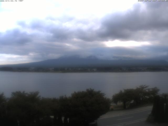 河口湖からの富士山