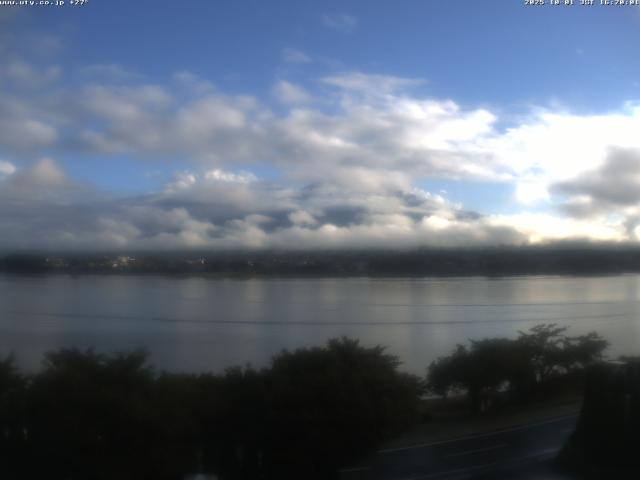 河口湖からの富士山