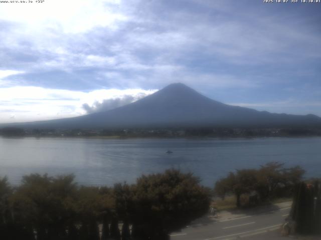 河口湖からの富士山