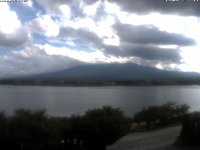 河口湖からの富士山