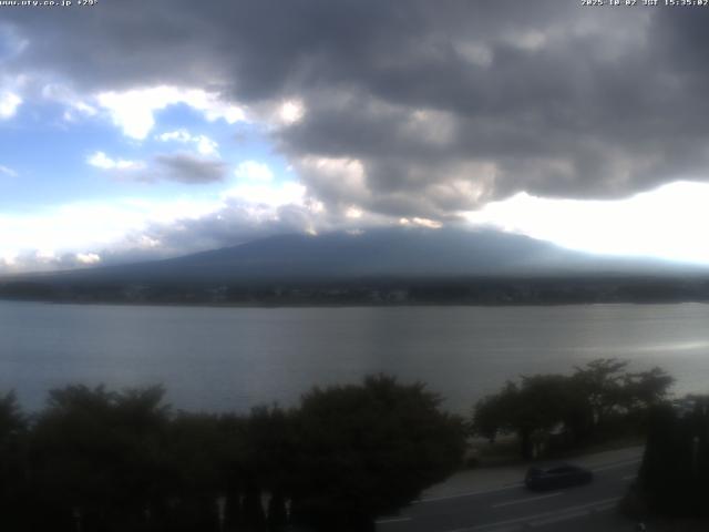 河口湖からの富士山