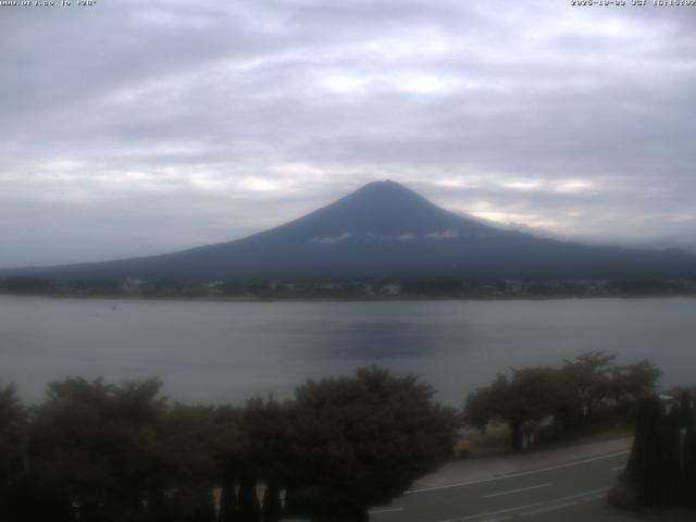 河口湖からの富士山