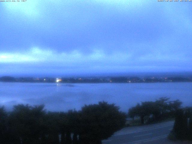 河口湖からの富士山