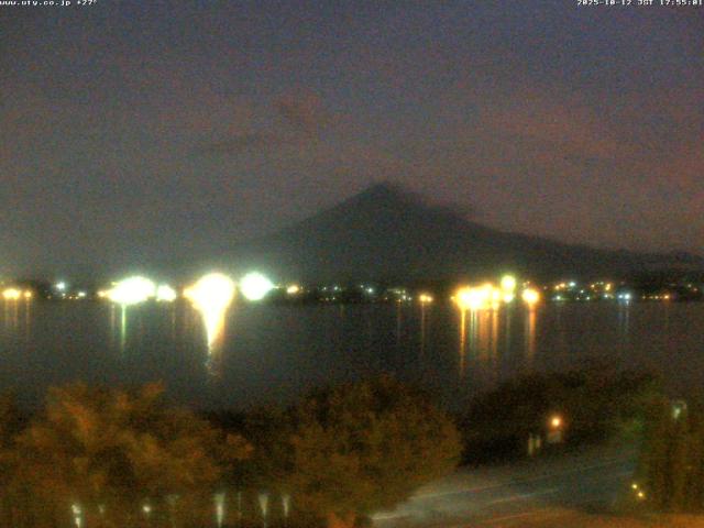 河口湖からの富士山