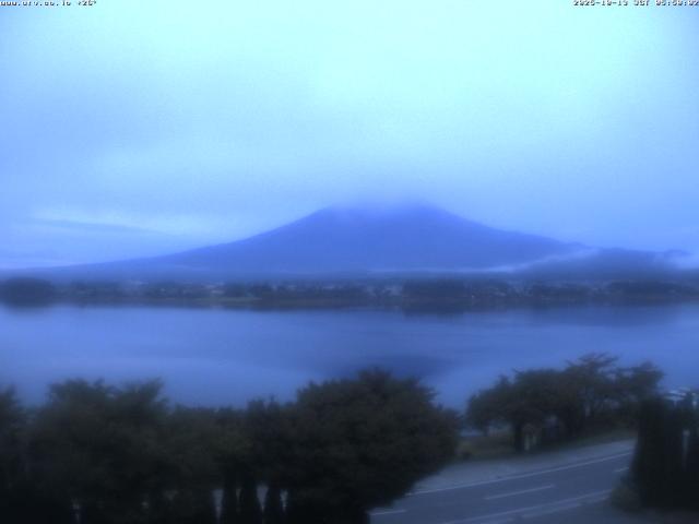 河口湖からの富士山