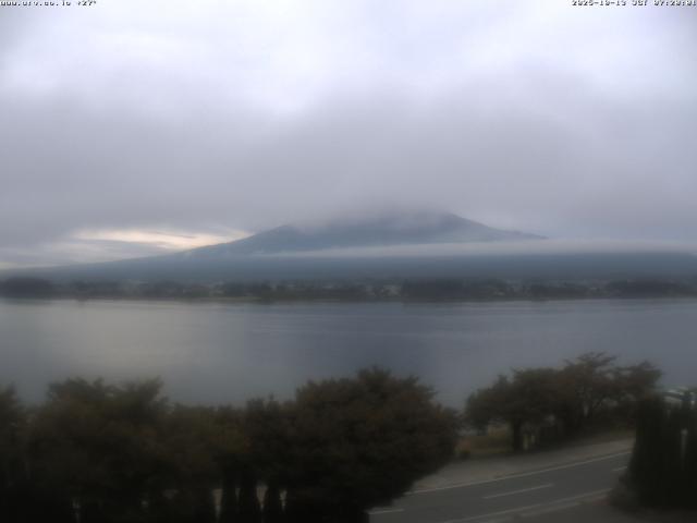 河口湖からの富士山