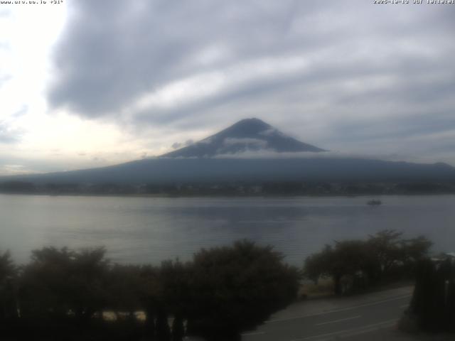 河口湖からの富士山