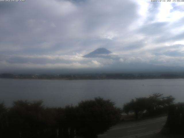 河口湖からの富士山