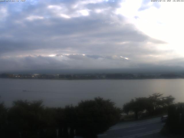 河口湖からの富士山