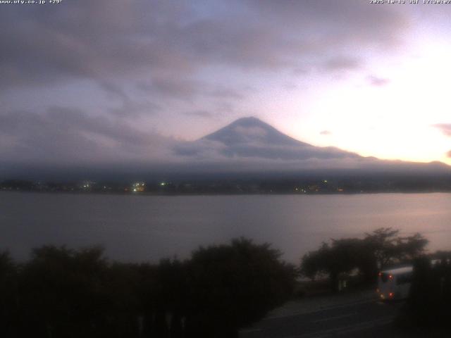 河口湖からの富士山