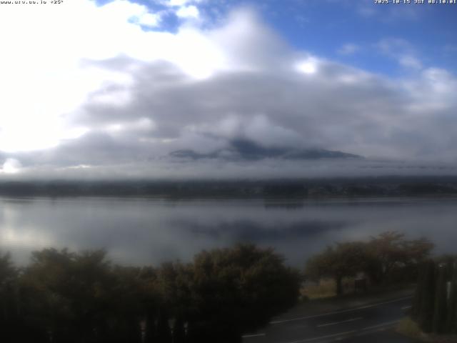 河口湖からの富士山